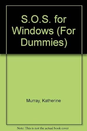 s o s for windows 1st edition katherine murray 1568840454, 978-1568840451