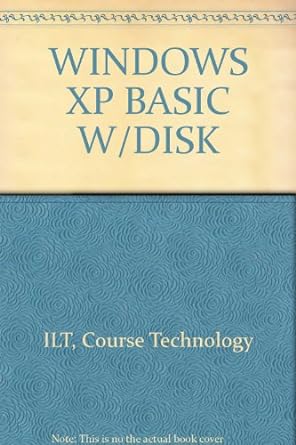windows xp basic w/disk 1st edition logical operations logical operations 0619073322, 978-0619073329