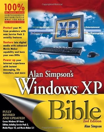 alan simpsons windows xp bible 2nd edition alan simpson 0764578154, 978-0764578151