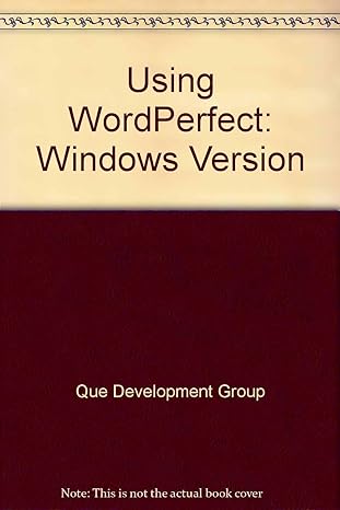 using wordperfect windows version 1st edition que development group 0880225564, 978-0880225564