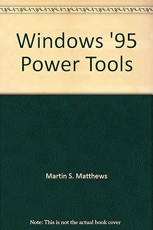 windows 95 power tools 3rd edition martin matthews 0679769021, 978-0679769026