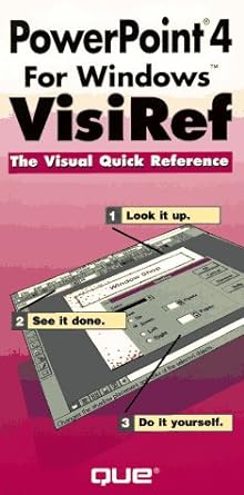 powerpoint 4 for windows visi ref the visual quick reference 1st edition susan parker stover 1565298624,
