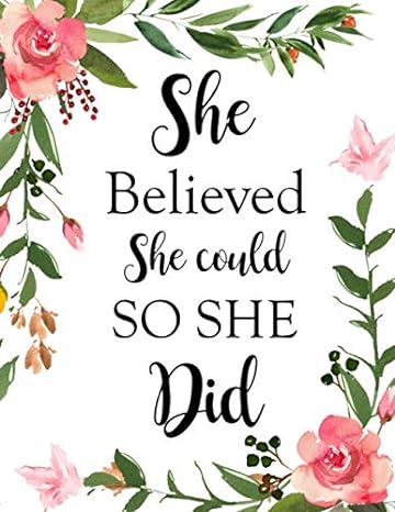 she believed she could so she did 1st edition paperland publishing 979-8639127540