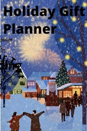 holiday gift planner 1st edition christmas lists b0bmsrjlsr