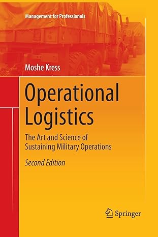 operational logistics the art and science of sustaining military operations 2nd edition moshe kress