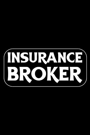 insurance broker 1st edition joy packard 979-8411875751