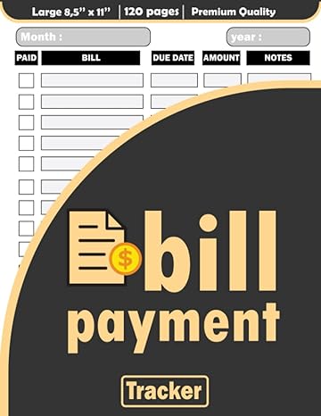 monthly bill payment tracker monthly bill payment and organizer simple keeping money track planning budgeting