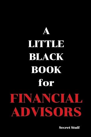 a little black book for financial planners 1st edition mae mary jane west ,graeme jenkinson 1096728060,