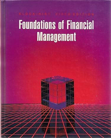 foundations of financial management 5th edition stanley b. block ,geoffrey a. hirt 0256068445, 978-0256068443
