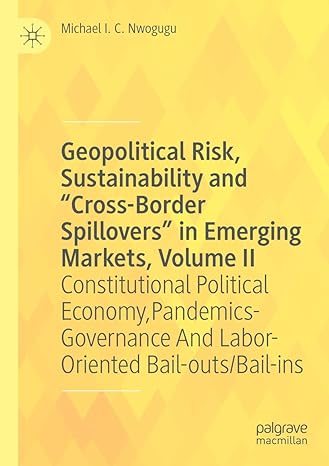 geopolitical risk sustainability and cross border spillovers in emerging markets volume ii constitutional