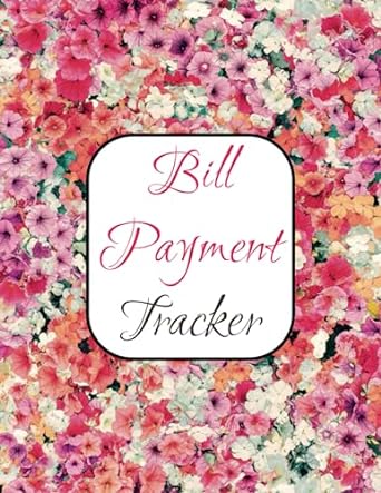 bill payment tracker 1st edition tony gordon b0c9s8p67g