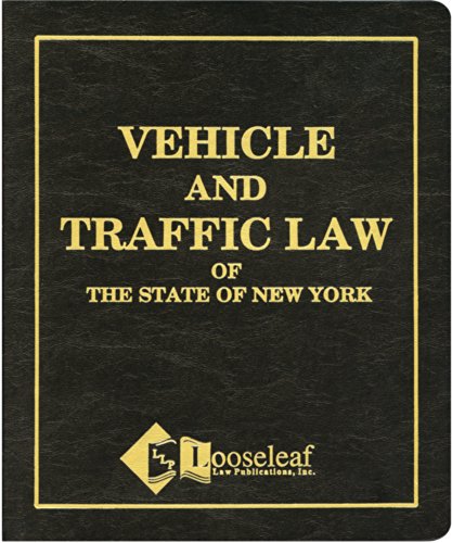 vehicle and traffic law 1st edition state of new york 0930137051, 9780930137052