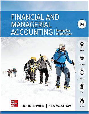 financial and managerial accounting 9th edition barbara chiappetta, ken w. shaw, john j. wild 9781264098675,