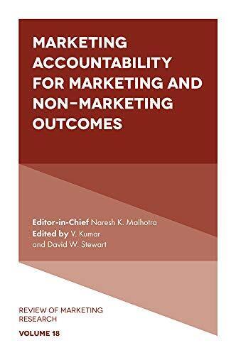 marketing accountability for marketing and non marketing outcom 1st edition david w. stewart 1838675647,