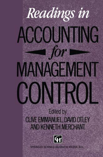 readings in accounting for management control 1st edition david t. otley, kenneth a. merchant, clive r.