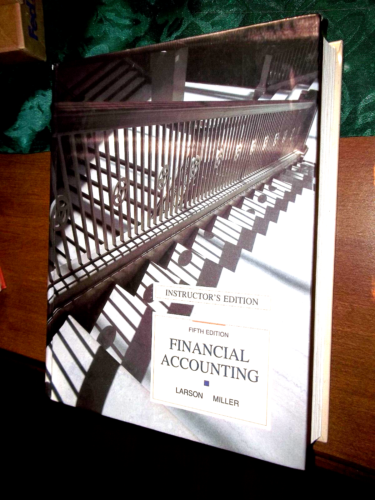 larson miller financial accounting instructors 5th edition paul b. miller, kermit d. larson 0256104913