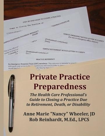 private practice preparedness the health care professional s guide to closing a practice due to retirement