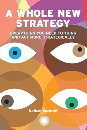 a whole new strategy everything you need to think and act more strategically 1st edition nathan shedroff