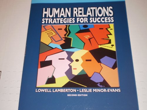 human relations strategies for success instructor s resource manual 2nd edition lowell lamberton, leslie