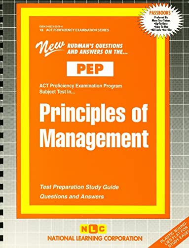 principles of management 1st edition national learning corporation 0837355184, 9780837355184