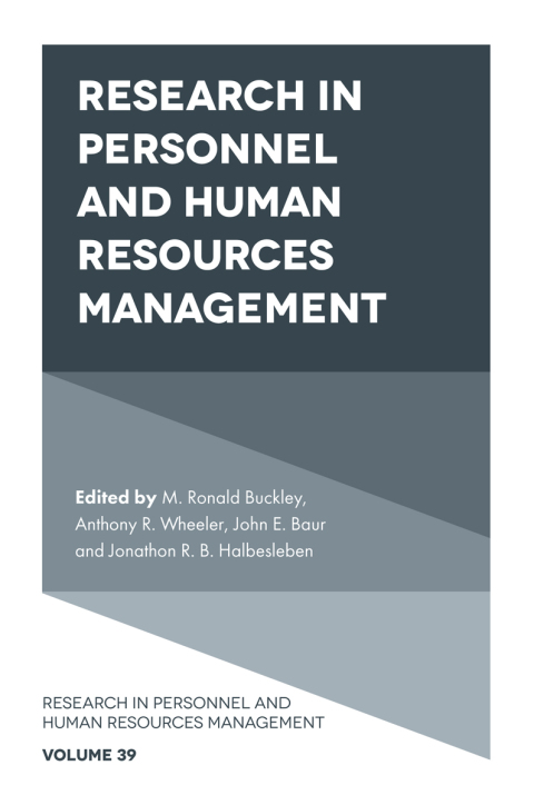 research in personnel and human resources management 2nd edition author 1801174326, 9781801174329