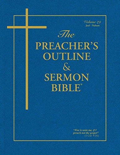 the preachers outline and sermon bible vol 29 joel nahum king james version  leadership ministries worldwide