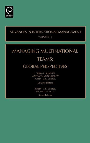 managing multinational teams volume 18 global perspectives  shapiro et al, et al, glinow, mary ann von