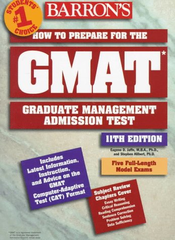barrons gmat how to prepare for the graduate management admission test 11 ed 1st edition eugene d. jaffe