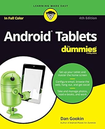 android tablets for dummies 4th edition dan gookin 1119310733, 978-1119310730