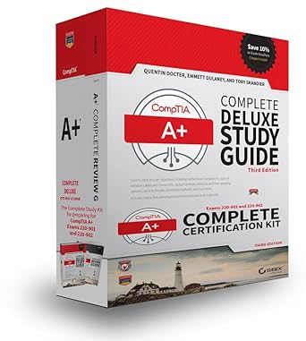 a+ complete deluxe study guide 3rd edition quentin docter ,emmett dulaney ,toby skandier 1119139740,