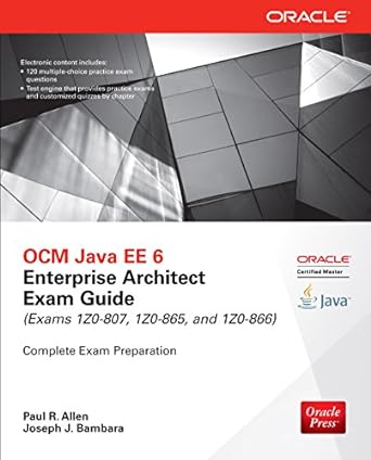 ocm java ee 6 enterprise architect exam guide 3rd edition paul r allen ,joseph j bambara 9780071826747,