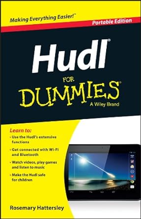 hudl for dummies portable edition rosemary hattersley b00jks3jew, 978-1118902196