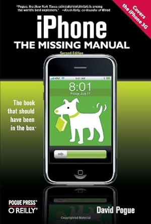 iphone the missing manual 2nd edition david pogue 0596521677, 978-0596521677