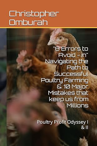8 errors to avoid in navigating the path to successful poultry farming and 10 major mistakes that keep us