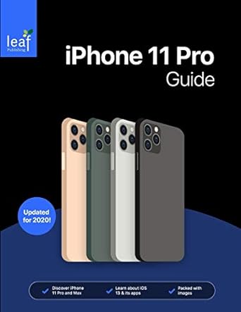 iphone 11 pro guide 1st edition tom rudderham 1694795926, 978-1694795922
