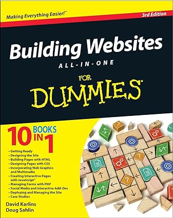 building websites all in one for dummies 3rd edition david karlins ,doug sahlin 1118270037, 978-1118270035