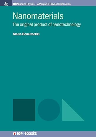 nanomaterials the original product of nanotechnology 1st edition maria benelmekki 1643276417, 978-1643276410
