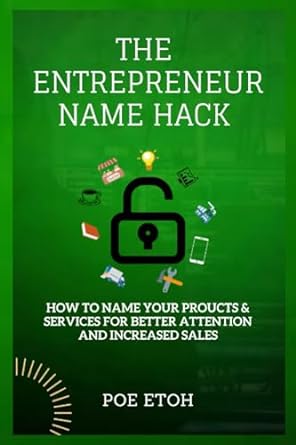 the entrepreneur name hack how to name your product and services for better attention and increased sales 1st