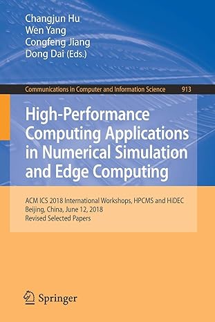 high performance computing applications in numerical simulation and edge computing 913 acm ics 2018