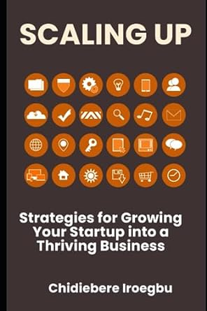 scaling up strategies for growing your startup into a thriving business 1st edition chidiebere iroegbu