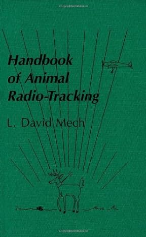 handbook of animal radio tracking 1st edition l david mech 0816612226, 978-0816612222