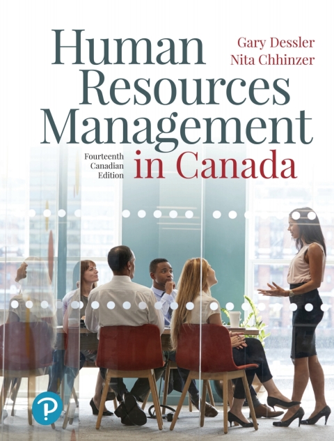 human resources management in canada 14th edition gary dessler, nita chhinzer 0134856198, 9780134856193