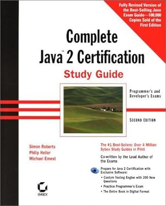 complete java 2 certification study guide 2nd edition simon roberts ,philip heller ,michael ernest