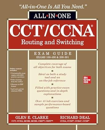 all in one cct ccna routing and switching exam guide 1st edition glen e clarke ,richard deal 1260469778,
