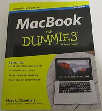 macbook for dummies 6th edition mark l chambers 1119137802, 978-1119137801