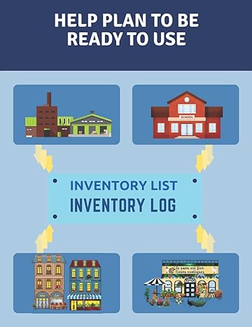 inventory list log simple record book for business offices home based or personal assistant to memorize the