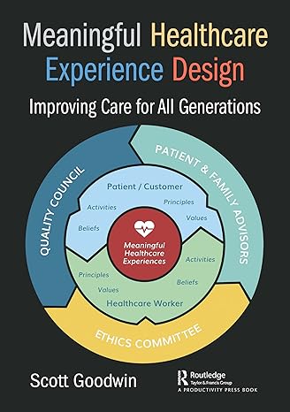 meaningful healthcare experience design improving care for all generations 1st edition scott goodwin