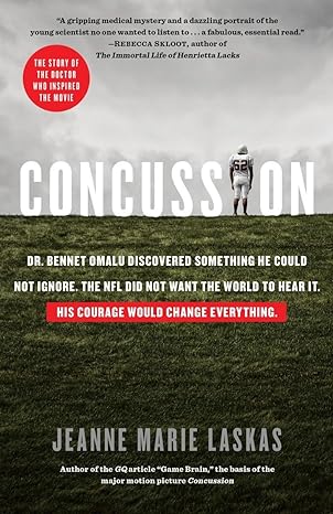 concussion 1st edition jeanne marie laskas 0812987578, 978-0812987577