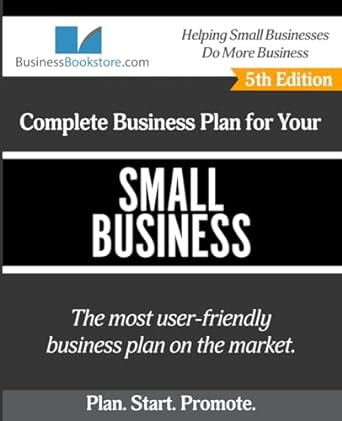 complete business plan for your small business 1st edition terry allan blake ,hunter allan blake