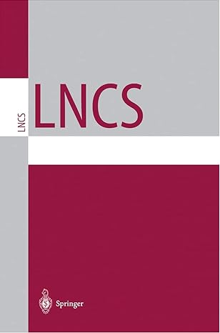 lncs 1st edition branislav rovan 3540652604, 978-3540652601